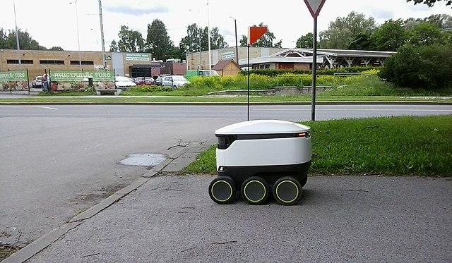 Delivery rover by starship